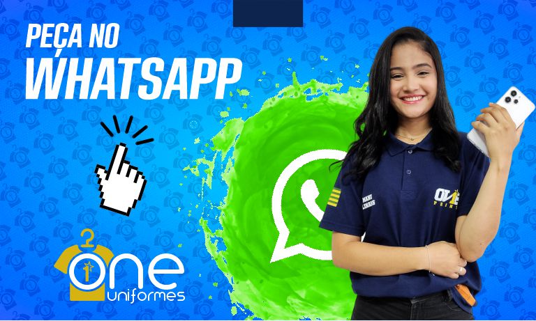 Banner one uniformes WHATSAPP MOBILE