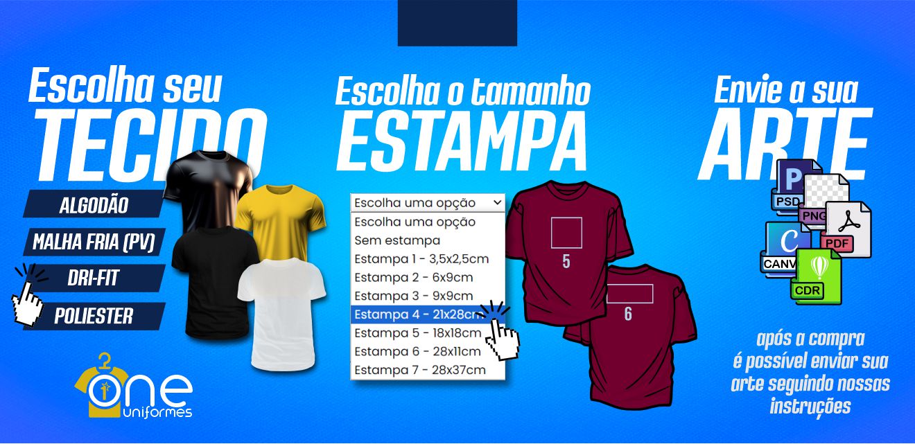 Banner one uniformes escolha